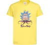 Детская футболка Octopus Rick Лимонный фото