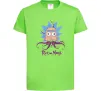 Детская футболка Octopus Rick Лаймовый фото