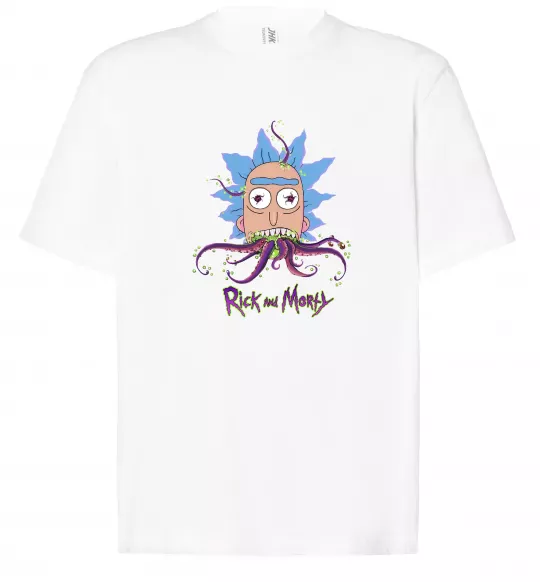 Футболка Оверсайз Octopus Rick Белый фото