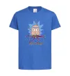 Дитяча футболка Octopus Rick Яскраво-синій фото