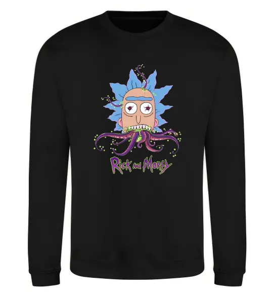 Світшот Octopus Rick Чорний фото