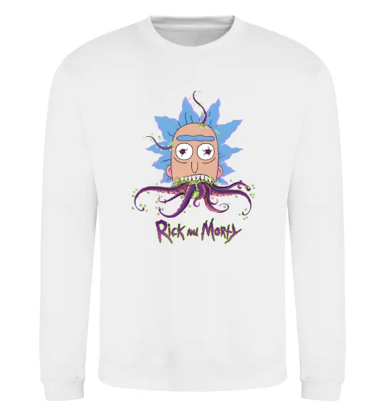Світшот Octopus Rick Білий фото