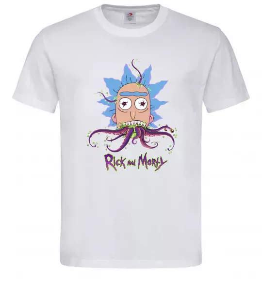 Чоловіча футболка Octopus Rick Білий фото