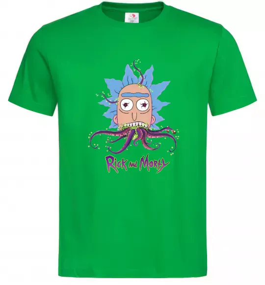Чоловіча футболка Octopus Rick Зелений фото