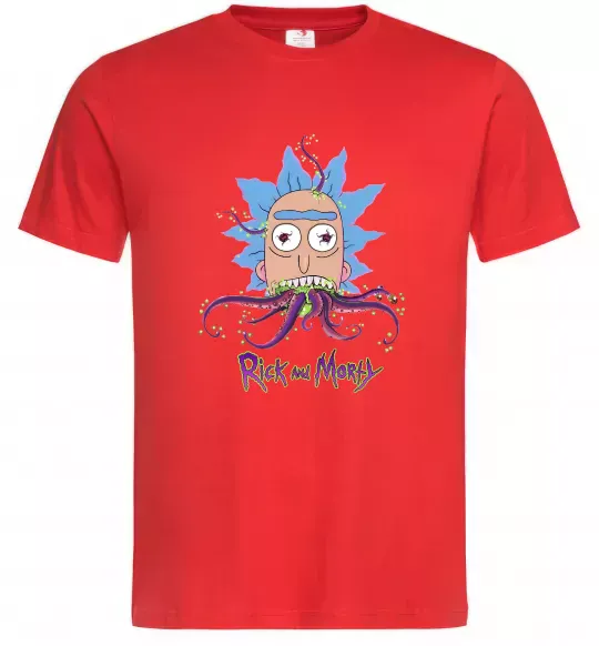 Чоловіча футболка Octopus Rick Червоний фото
