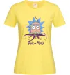 Жіноча футболка Octopus Rick Лимонний фото