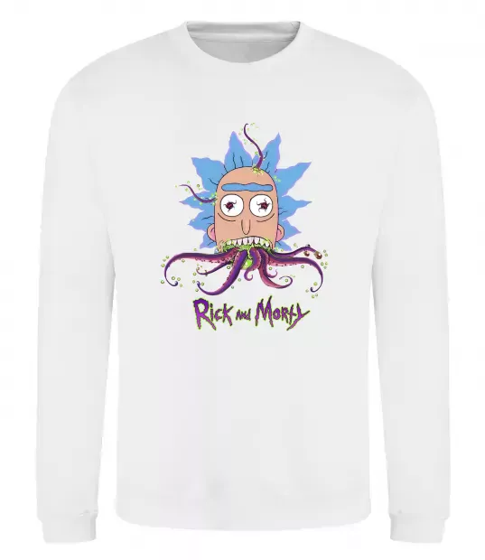 Свитшот Octopus Rick Белый фото