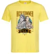 Чоловіча футболка Rick and Summer Gym Лимонний фото