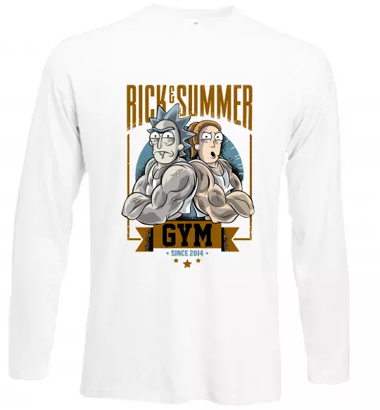 Лонгслив Rick and Summer Gym Белый фото