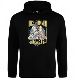 Мужская толстовка (худи) Rick and Summer Gym Черный фото