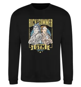 Світшот Rick and Summer Gym Чорний фото