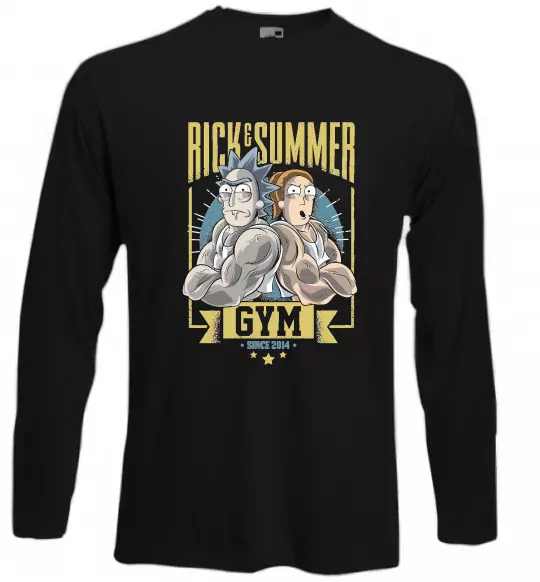 Лонгслив Rick and Summer Gym Черный фото