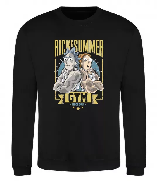 Свитшот Rick and Summer Gym Черный фото