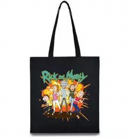 Эко-сумка Rick and Smith`s family Черный фото