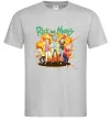 Мужская футболка Rick and Smith`s family Серый фото