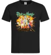 Мужская футболка Rick and Smith`s family Черный фото