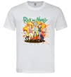 Мужская футболка Rick and Smith`s family Белый фото