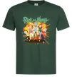 Мужская футболка Rick and Smith`s family Темно-зеленый фото