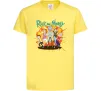 Детская футболка Rick and Smith`s family Лимонный фото