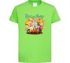 Детская футболка Rick and Smith`s family Лаймовый фото