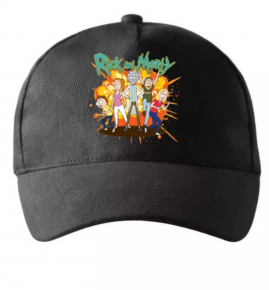 Кепка Rick and Smith`s family Чорний фото