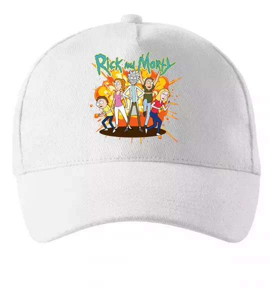 Кепка Rick and Smith`s family Білий фото