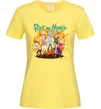 Жіноча футболка Rick and Smith`s family Лимонний фото