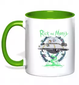 Чашка с цветной ручкой