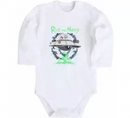 Детский боди Riiick Белый фото