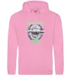 Чоловіча толстовка (худі) Рік і Морті тарілка Рожевий фото