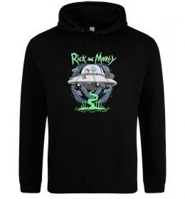 Мужская толстовка (худи) Рік і Морті тарілка