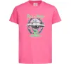 Детская футболка Рік і Морті тарілка Ярко-розовый фото