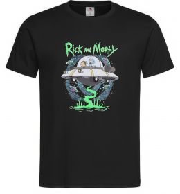 Мужская футболка Рік і Морті тарілка