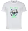 Чоловіча футболка Рік і Морті тарілка Білий фото