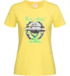 Женская футболка Рік і Морті тарілка Лимонный фото