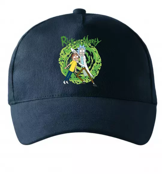 Кепка Rick and Morty Portal Темно-синій фото