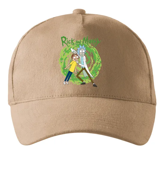 Кепка Rick and Morty Portal Пісочний фото