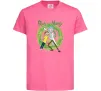 Детская футболка Rick and Morty Portal Ярко-розовый фото