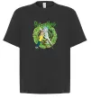 Футболка Оверсайз Rick and Morty Portal Черный Футболка Оверсайз Rick and Morty Portal Черный фото