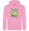Жіноча толстовка (худі) Rick and Morty Portal Рожевий фото