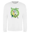 Світшот Rick and Morty Portal Білий фото