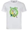 Чоловіча футболка Rick and Morty Portal Білий фото