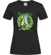 Женская футболка Rick and Morty Portal Черный фото