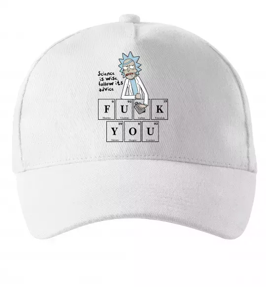 Кепка Rick`s advice Білий фото