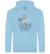 Чоловіча толстовка (худі) Rick`s advice Блакитний фото