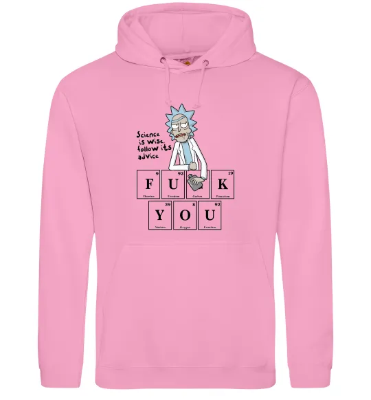 Женская толстовка (худи) Rick`s advice Розовый фото