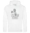 Жіноча толстовка (худі) Rick`s advice Білий фото