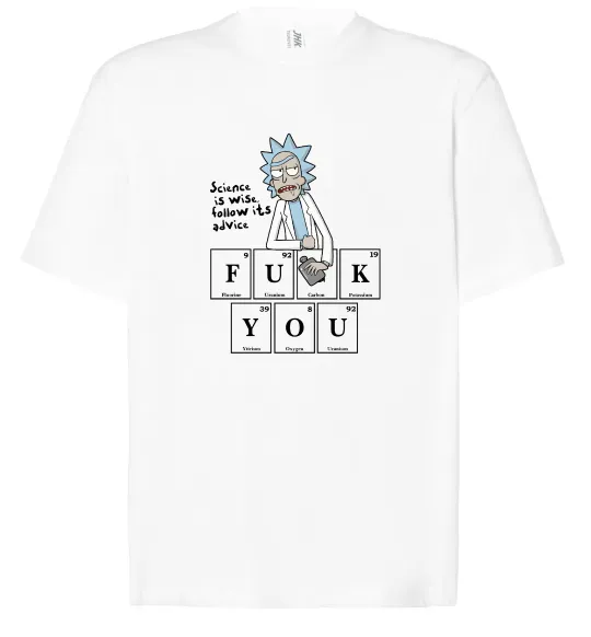 Футболка Оверсайз Rick`s advice Белый фото