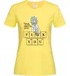 Жіноча футболка Rick`s advice Лимонний фото