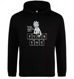 Мужская толстовка (худи) Rick`s advice Черный фото